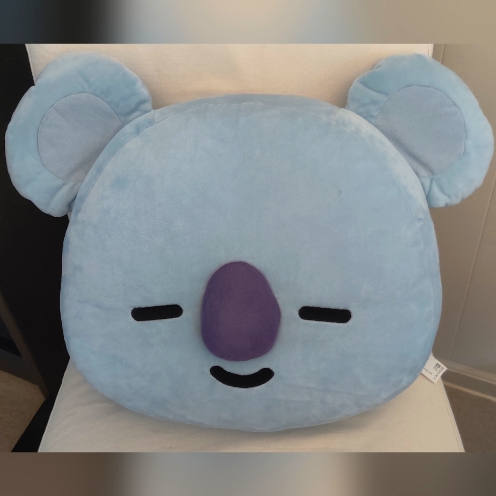 Koya Face Pillow BTS Line Friend BT21 Large 10" x 13"
